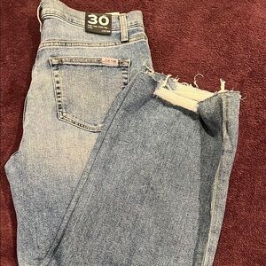 Joe's Jeans Blue Ankle Cropped Denim